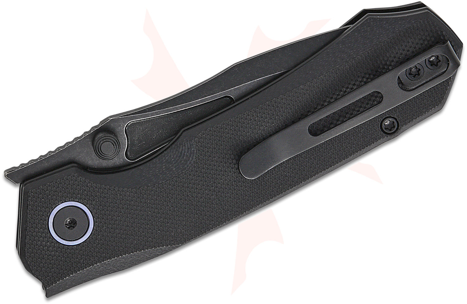 Remette Knives Rhino Button Lock Front Flipper Knife 3.07