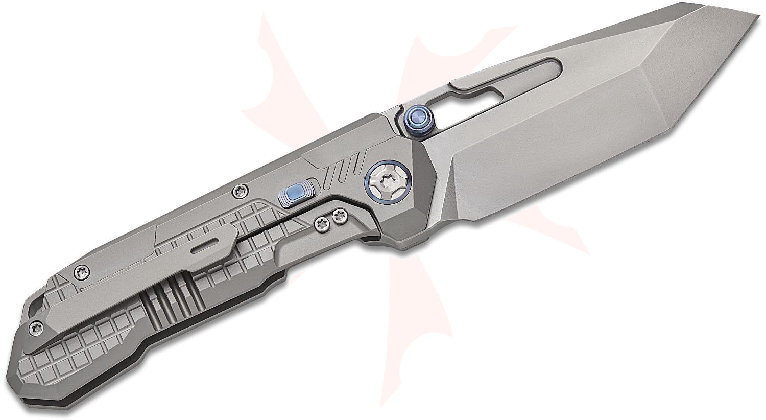 Remette Knives RT-Cool Leopard Frame Lock Front Flipper Knife 3.54