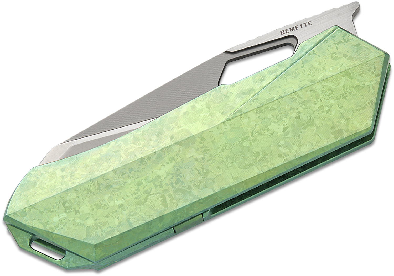 Remette Knives RT-Woodpecker Liner Lock Front Flipper Knife
