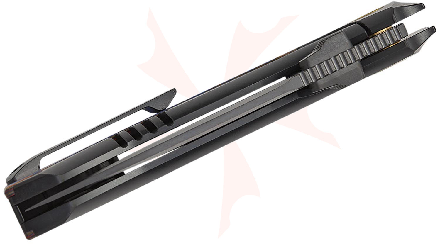 Remette Knives RT-Steed Button Frame Lock Folding Knife 3