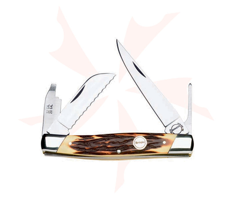 Remington Heritage Delrin Stag Waterfowl Pocketknife 3