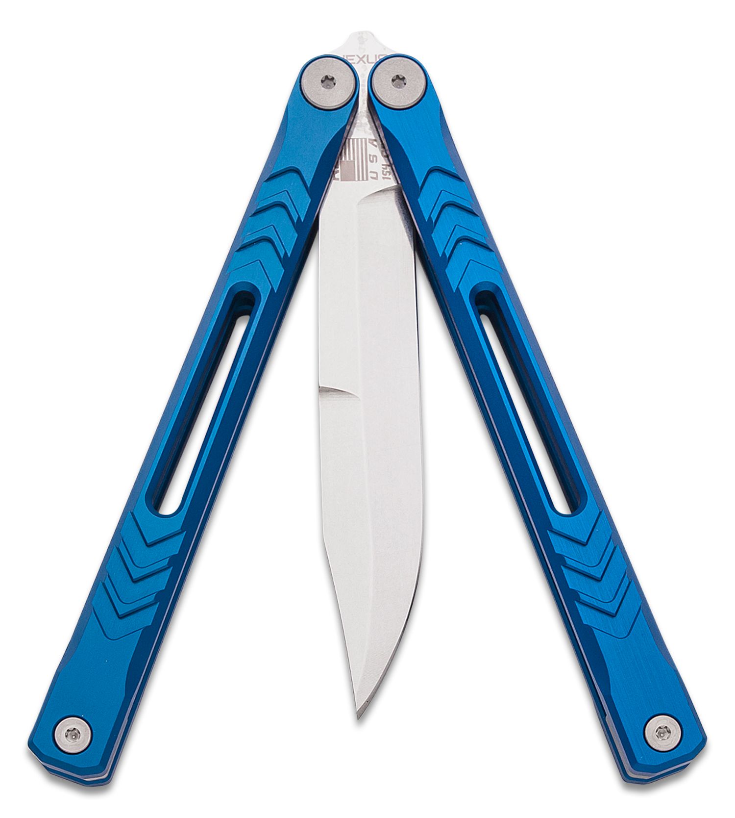 Swift Blue Balisong Butterfly Knife - Edge Import