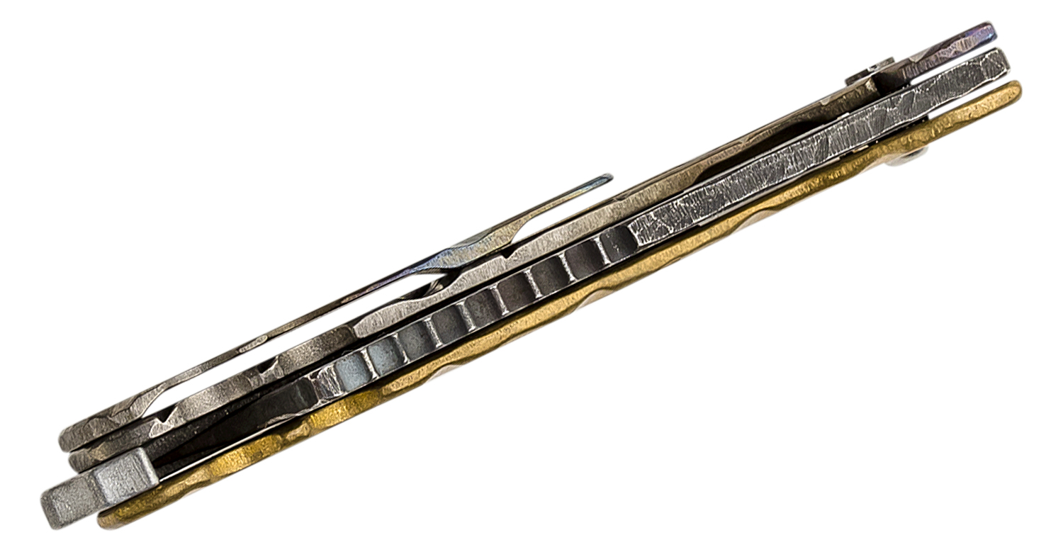 RichMade Knives Custom Large Ratchet Flipper Knife 4.125