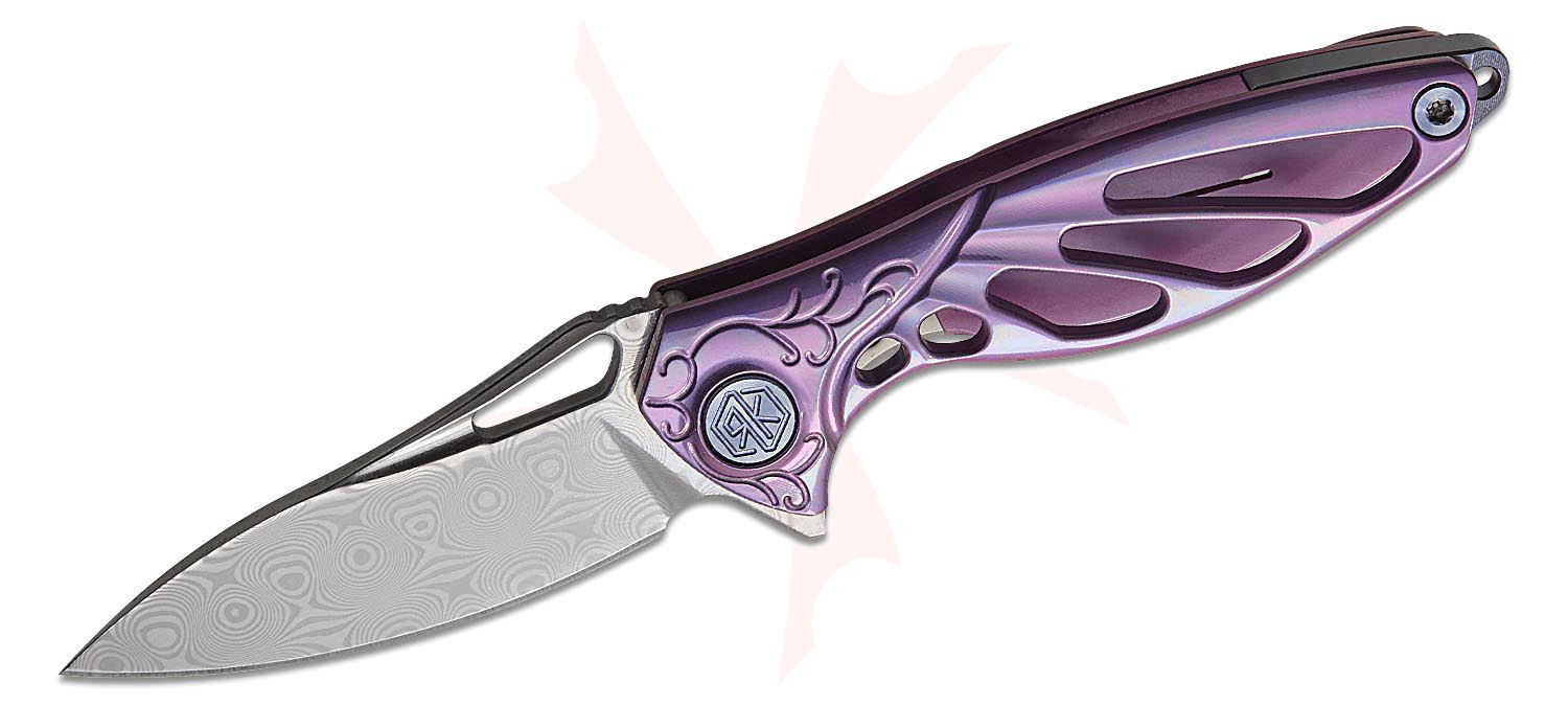 Rike Knife Hummingbird Miniature Keychain Flipper Knife 1.57