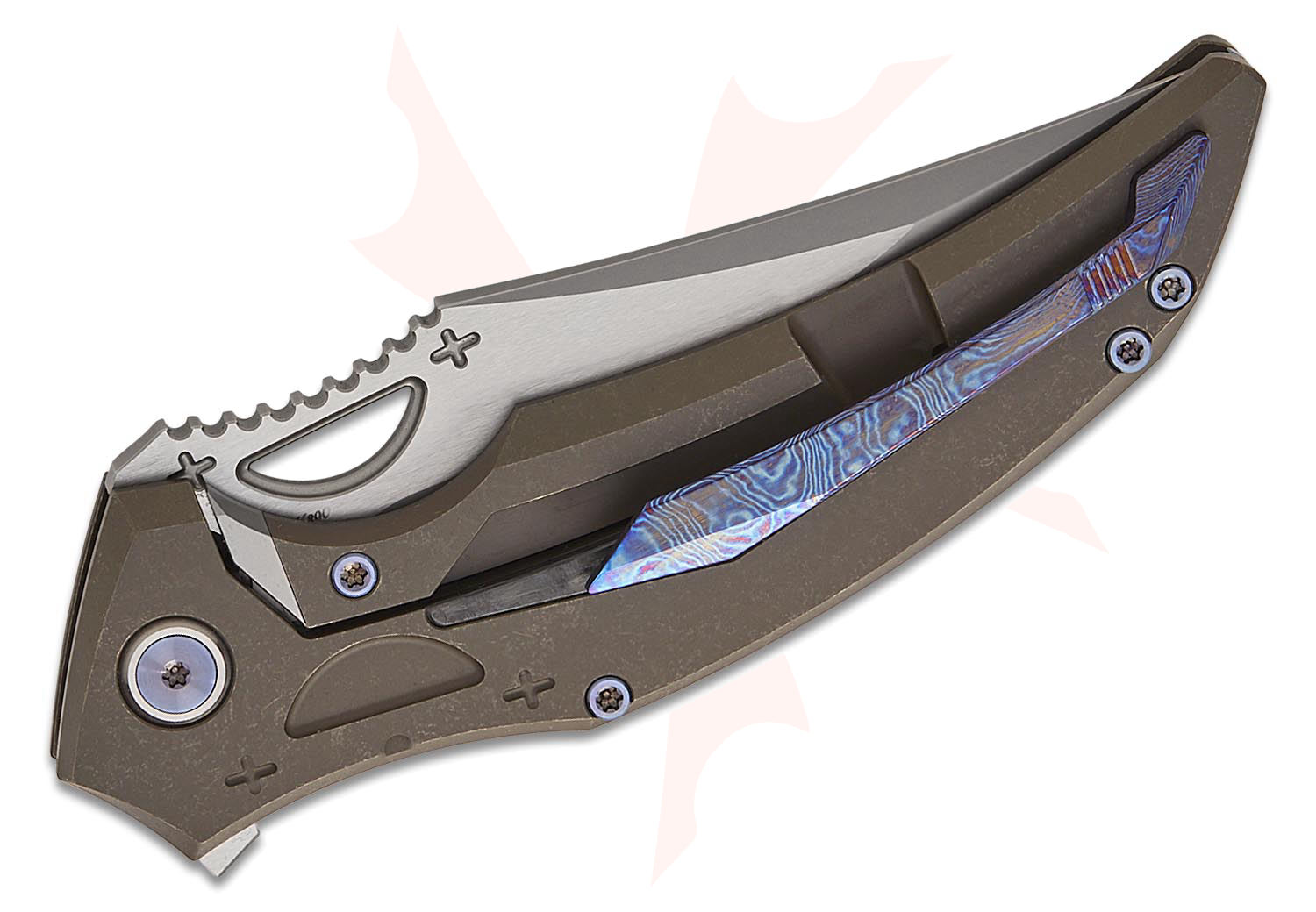 Rike Knife S05-DG V2 Frame Lock Flipper Knife 3.54