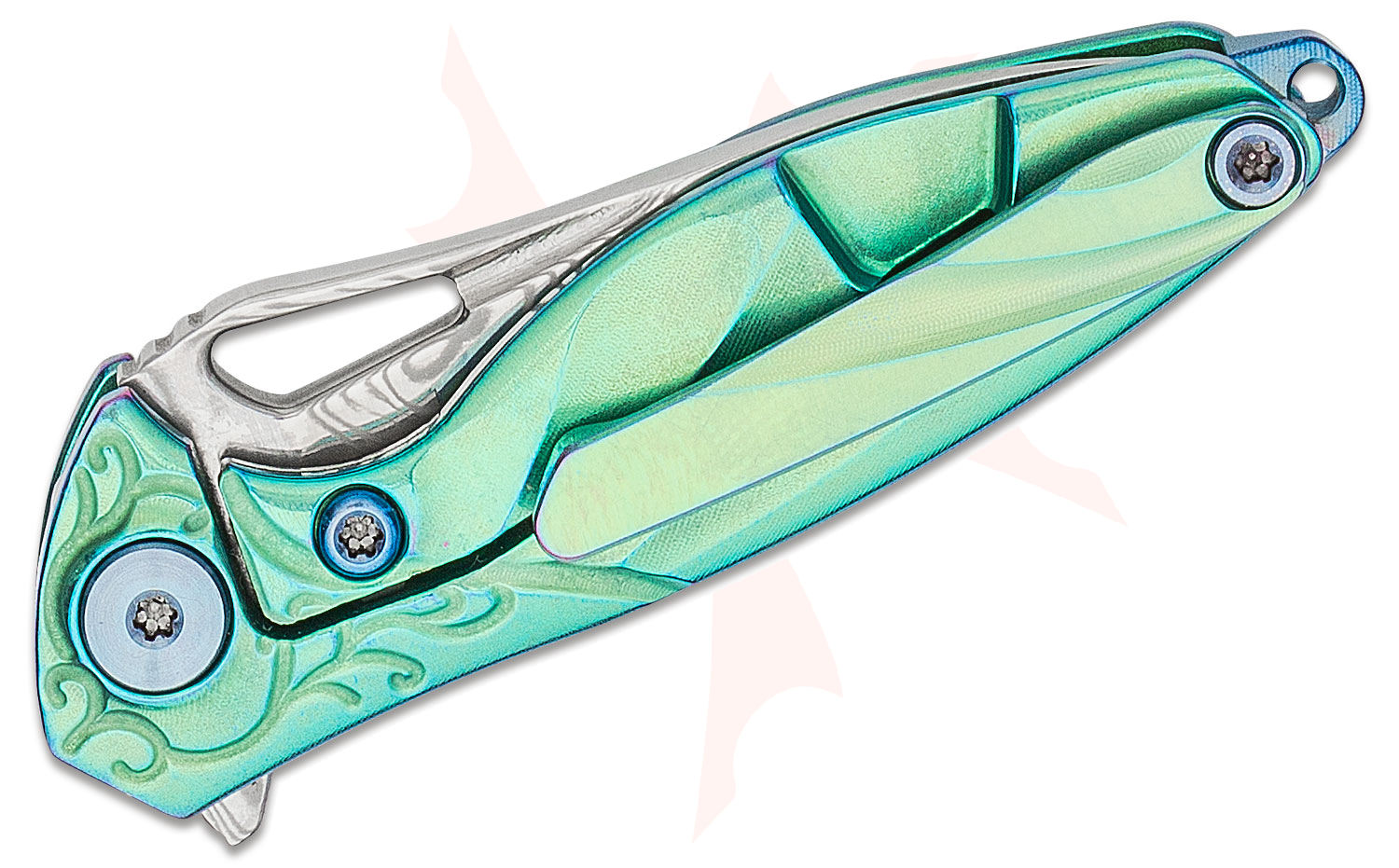 Rike Knife Hummingbird Miniature Keychain Flipper 1.57