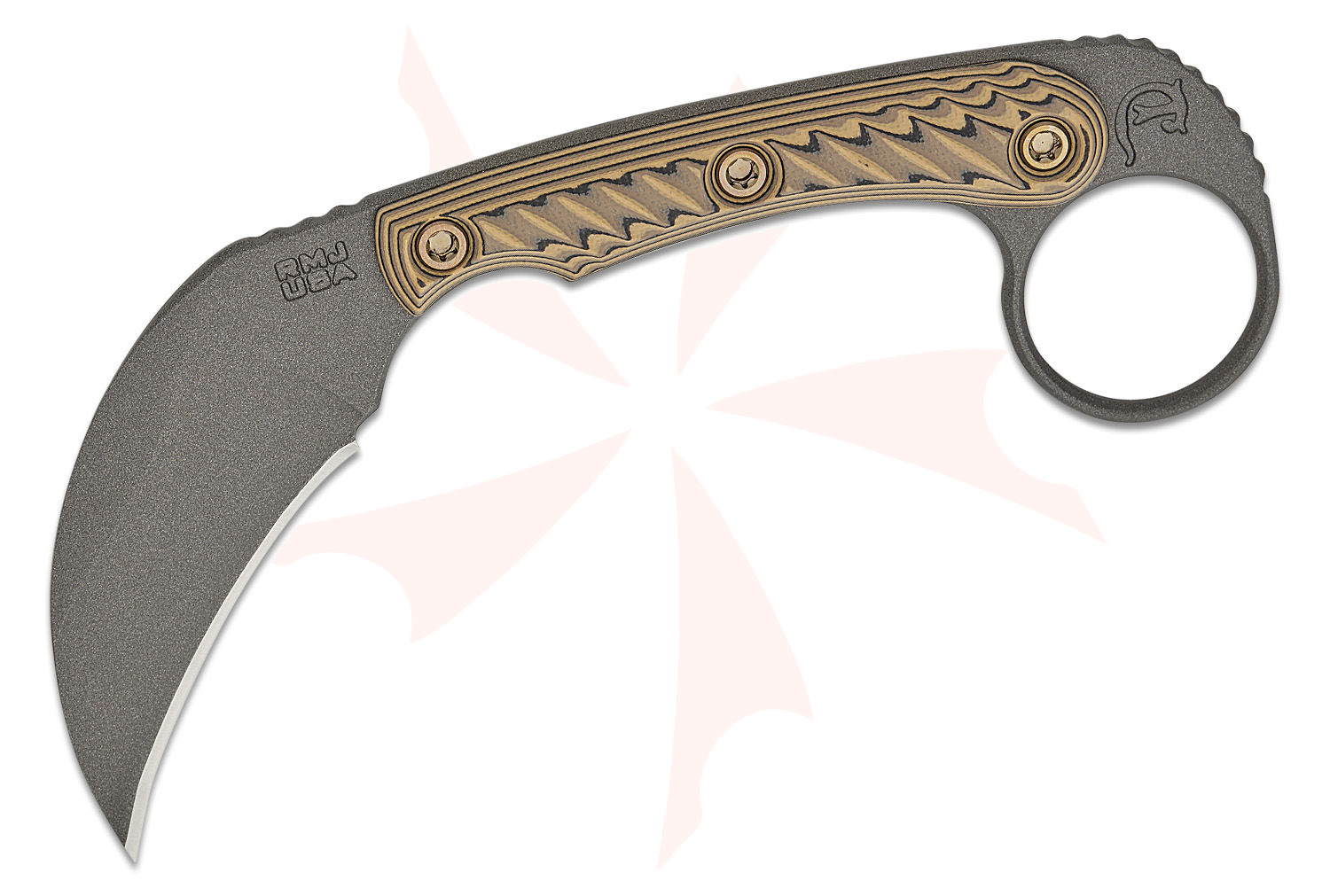 RMJ Tactical Korbin Karambit Fixed Blade Knife 2.875