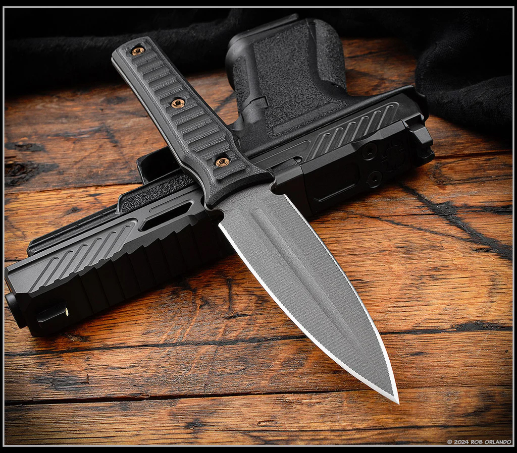RMJ Tactical Orlando Special Fixed Blade Boot Knife 4.5" NitroV