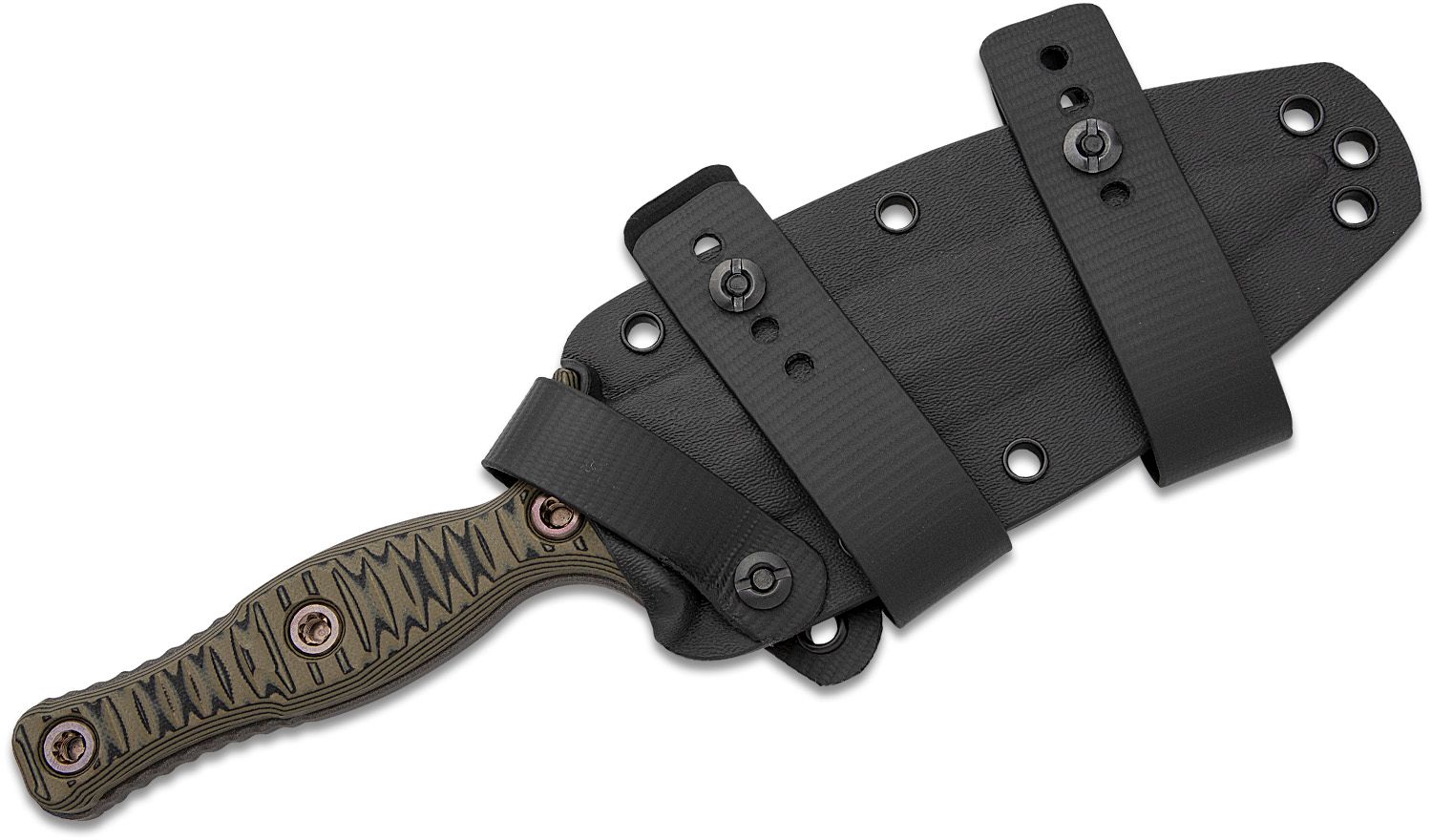 RMJ Tactical Raider Dagger Fixed Blade Knife Dirty Olive G10 5.5 CPM-3V  Tungsten