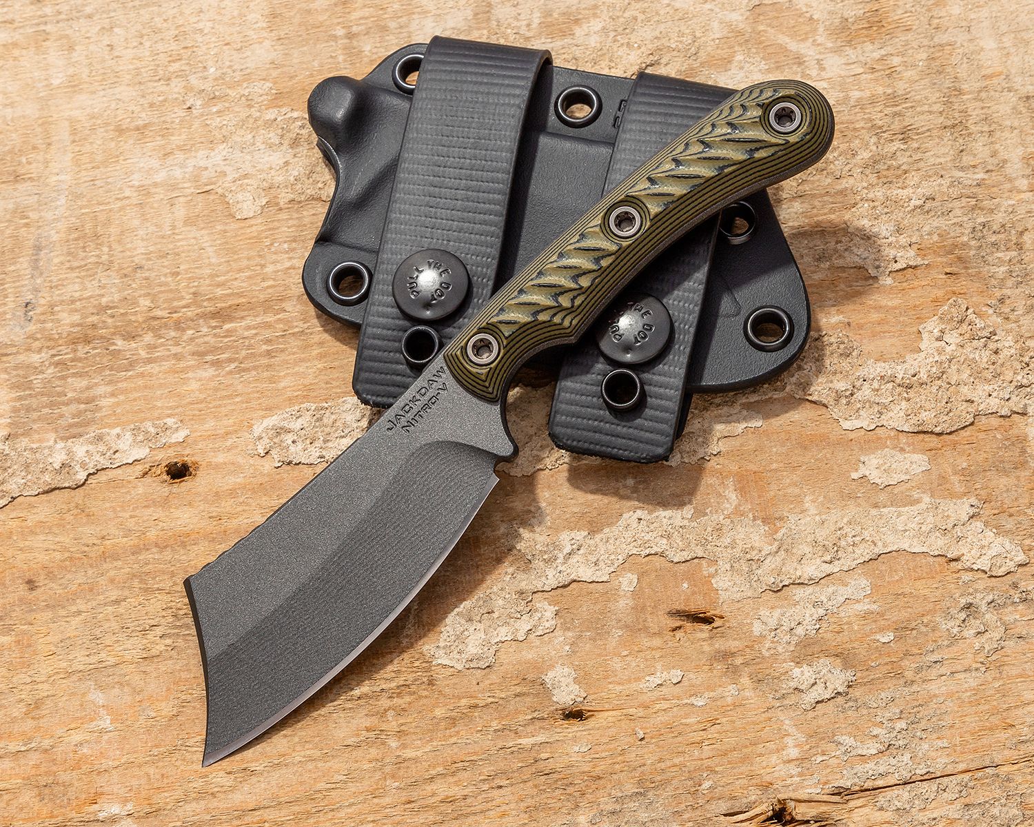 RMJ Tactical: Coho - Nitro-V - Tungsten Cerakote - Black G-10