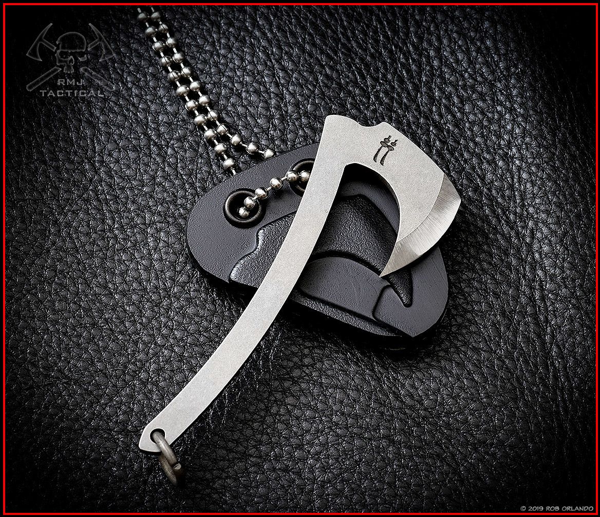 RMJ Tactical Little Death Dealer Mini Tomahawk Neck Knife Pendant ...