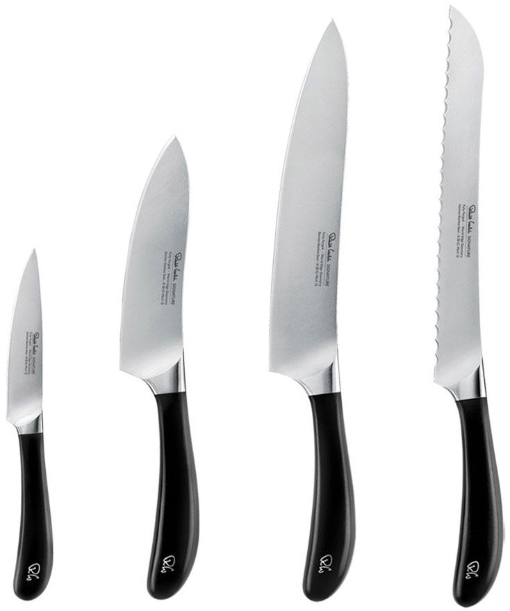 Robert Welch Signature Six Piece Knife Block Set with Sharpener