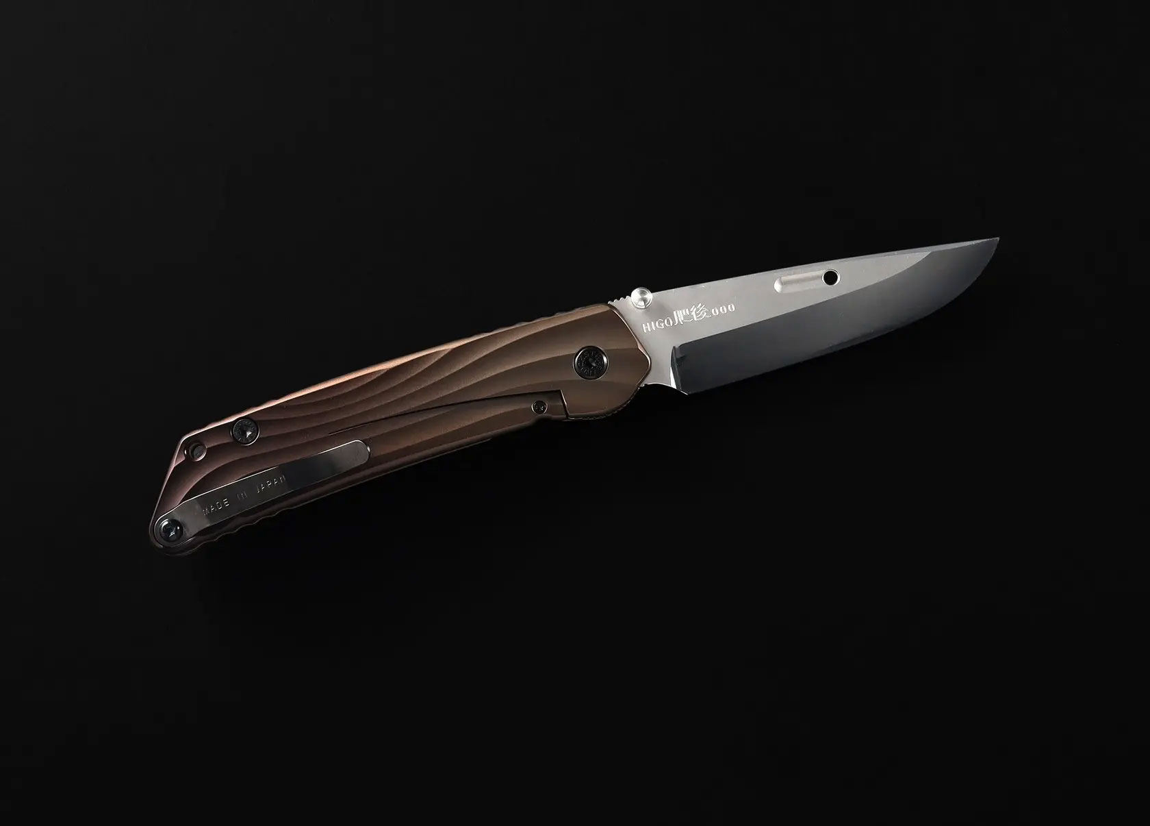 Rockstead HIGO II TI-ZDP (MAB) Japanese Folding Knife 3.5