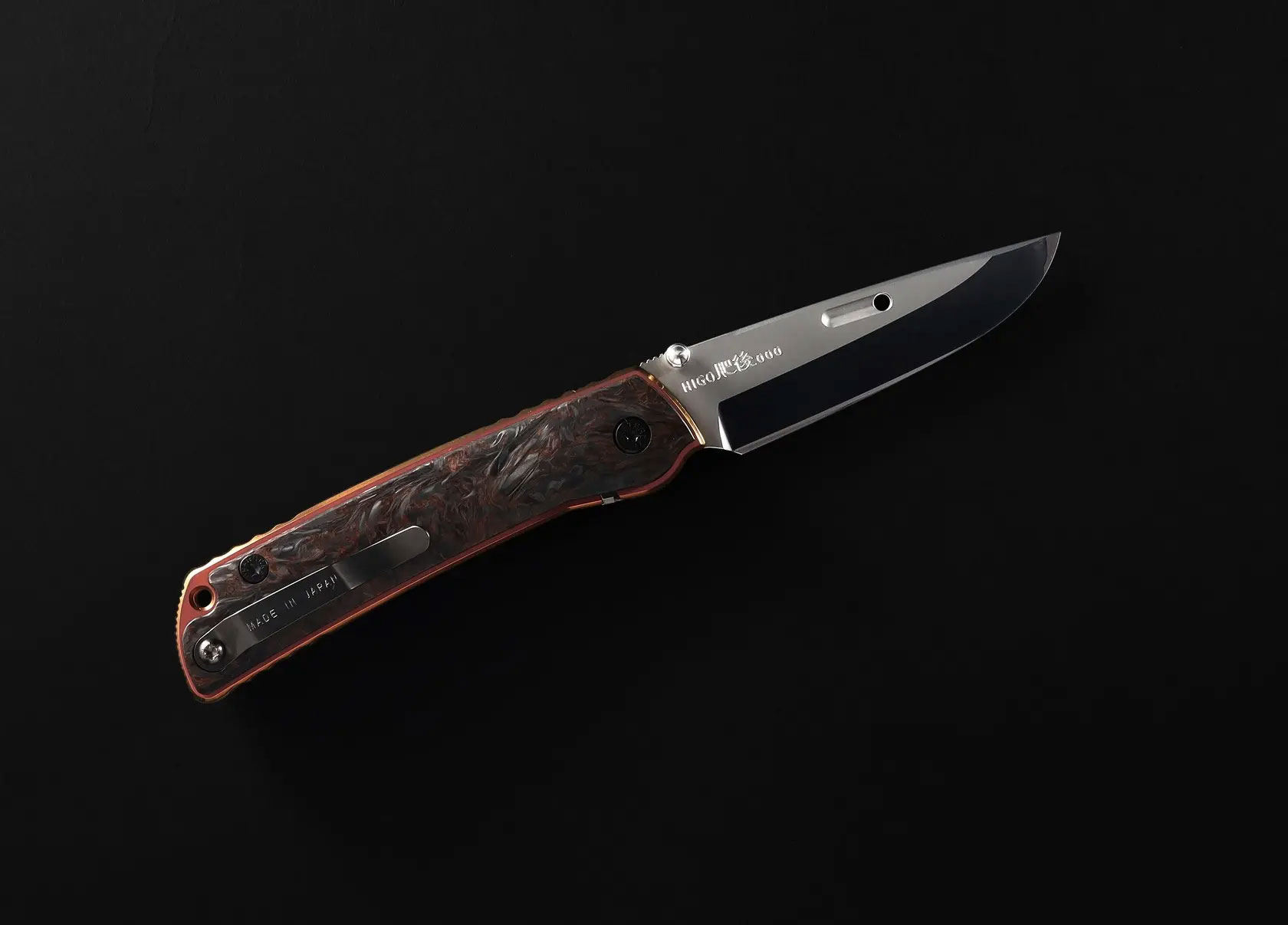 Rockstead HIGO II X-FCF-ZDP (DMC) Japanese Folding Knife 3.5