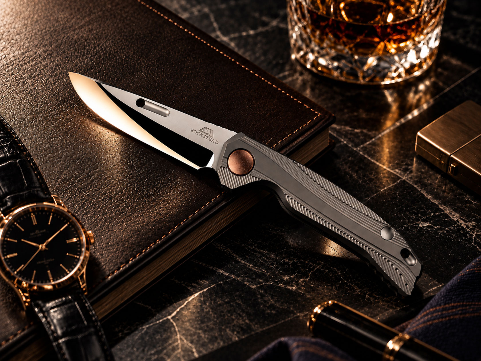 sidej1gdasuvjb3jf45p様リクエスト10点L☆CRAFT Rockstead KAN-ZDP-SJ (BK) Japanese Slipjoint Folding Knife 2.95