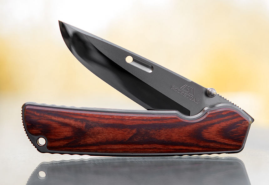 リタ Rockstead HIGO X-RM-DLC Limited Edition Japanese Folding Knife 3.5