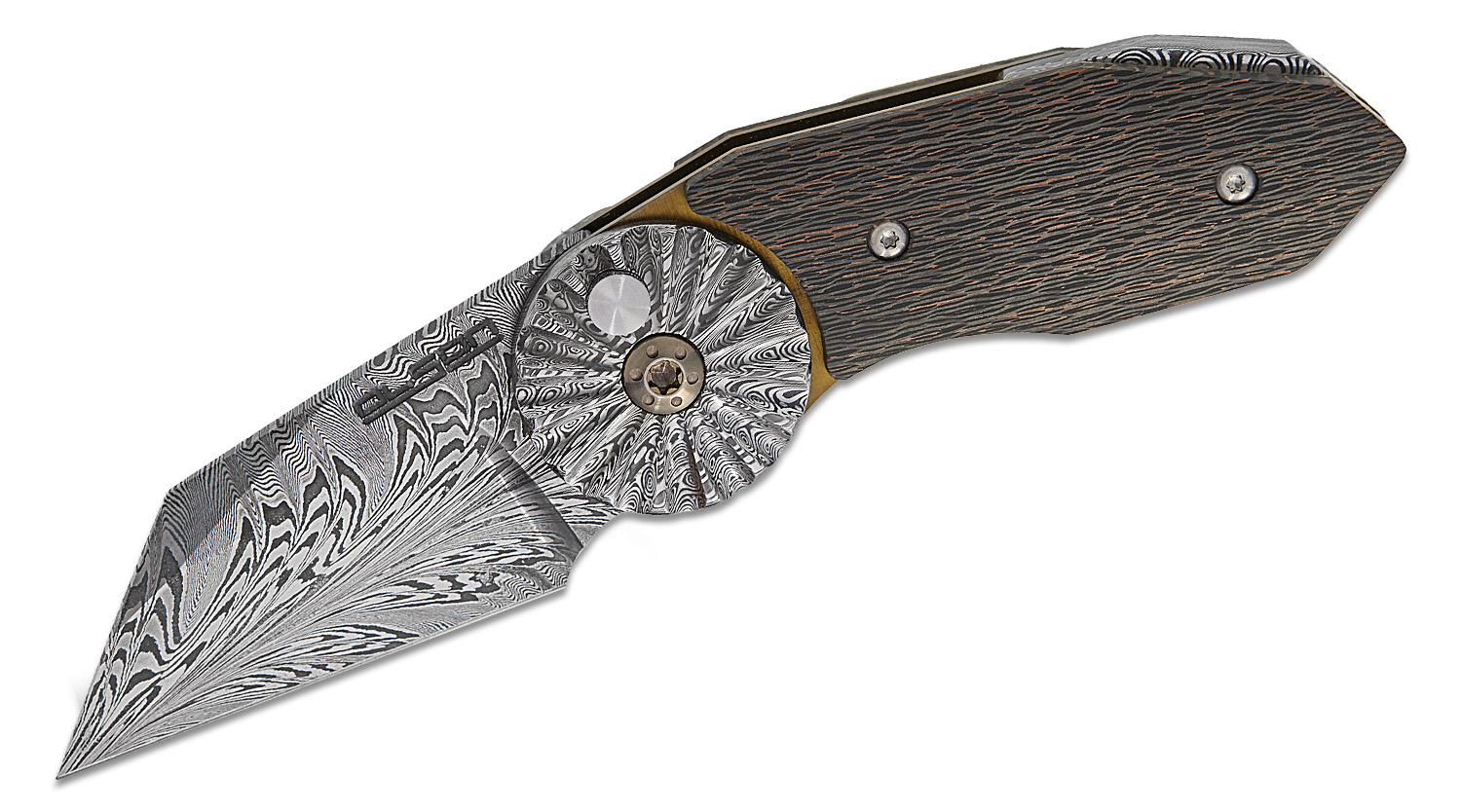 Rod Olson Custom JV Microburst Flipper Knife 2.25