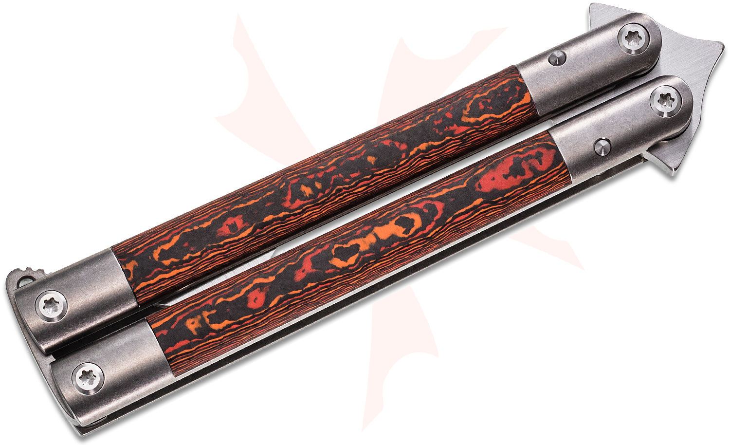 Sergey Rogovets TANTO B3 Balisongナイフ CTS-XHPブレード 115mm