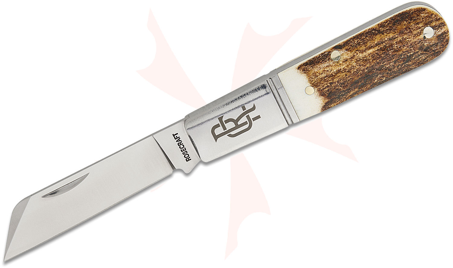RoseCraft Blades Beaver Creek Barlow Slipjoint Folding Knife 2.79
