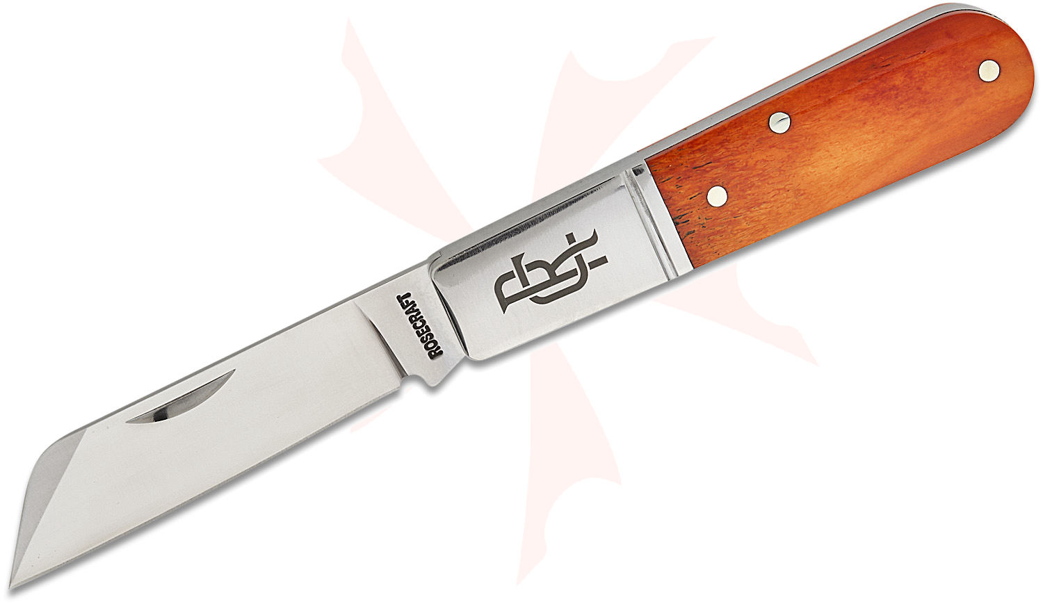 RoseCraft Blades Beaver Creek Barlow Slipjoint Folding Knife 2.79