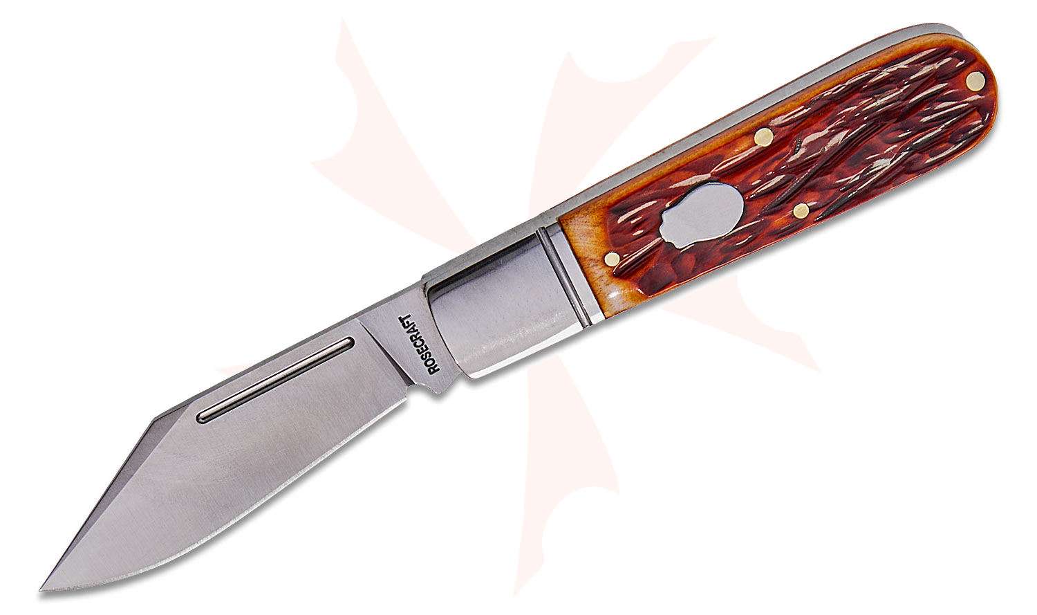 レジンテーブル　シダーローズ RoseCraft Blades Loosahatchie Jack Slipjoint Folding Knife 2.88