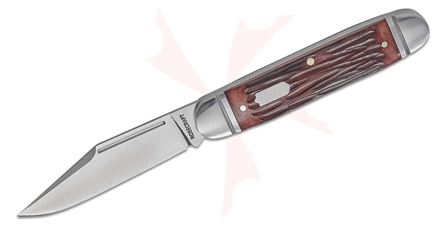 RoseCraft Blades Birchfield Camp Jack Slipjoint Folding Knife 2.9