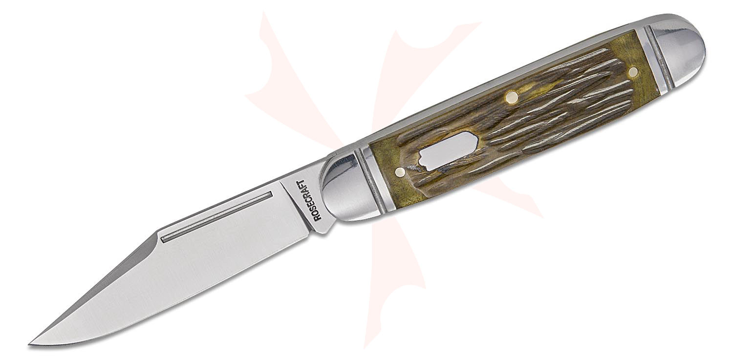 RoseCraft Blades Birchfield Camp Jack Slipjoint Folding Knife 2.9