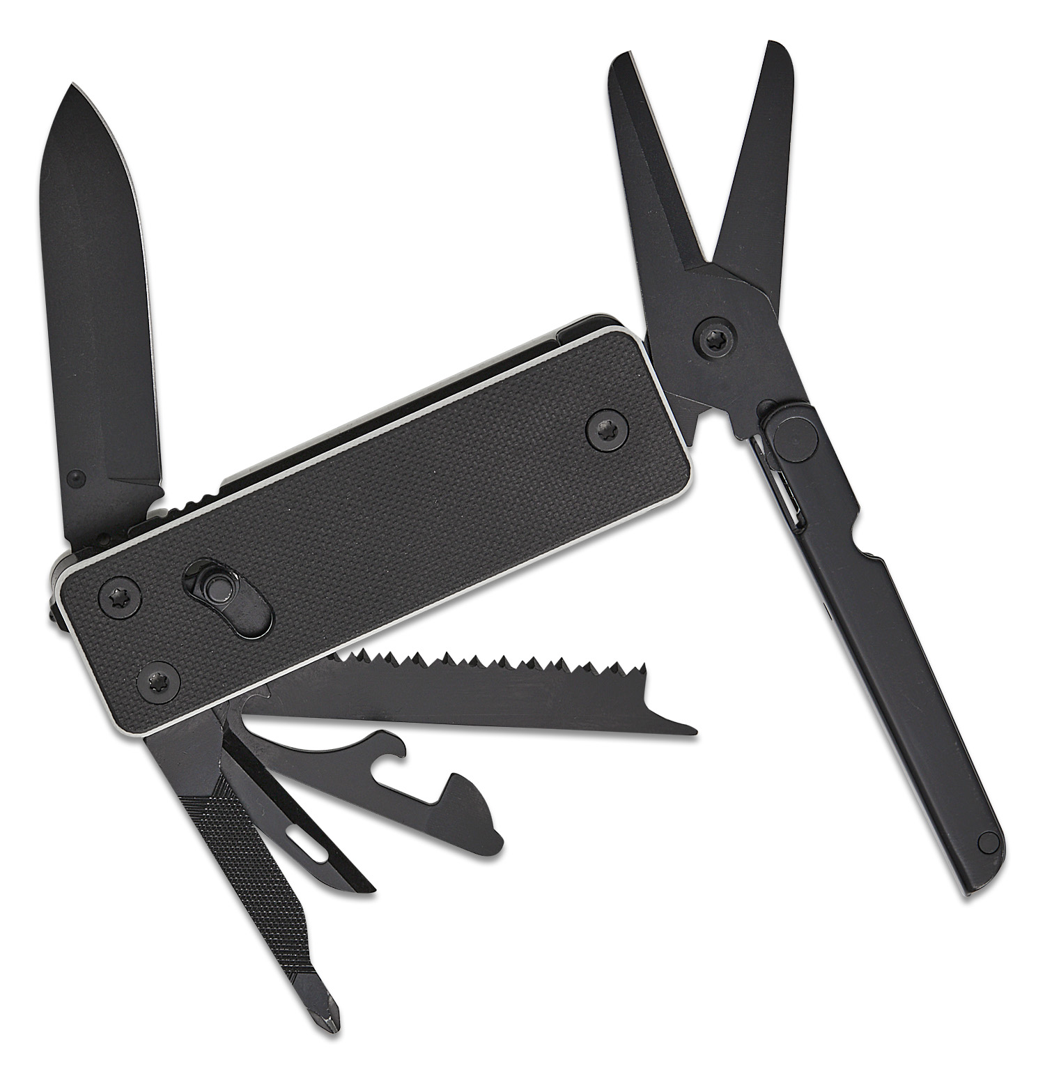 Roxon Tool KS2E Noir Blanc Edge One-Handed Multi-Tool, 3.42
