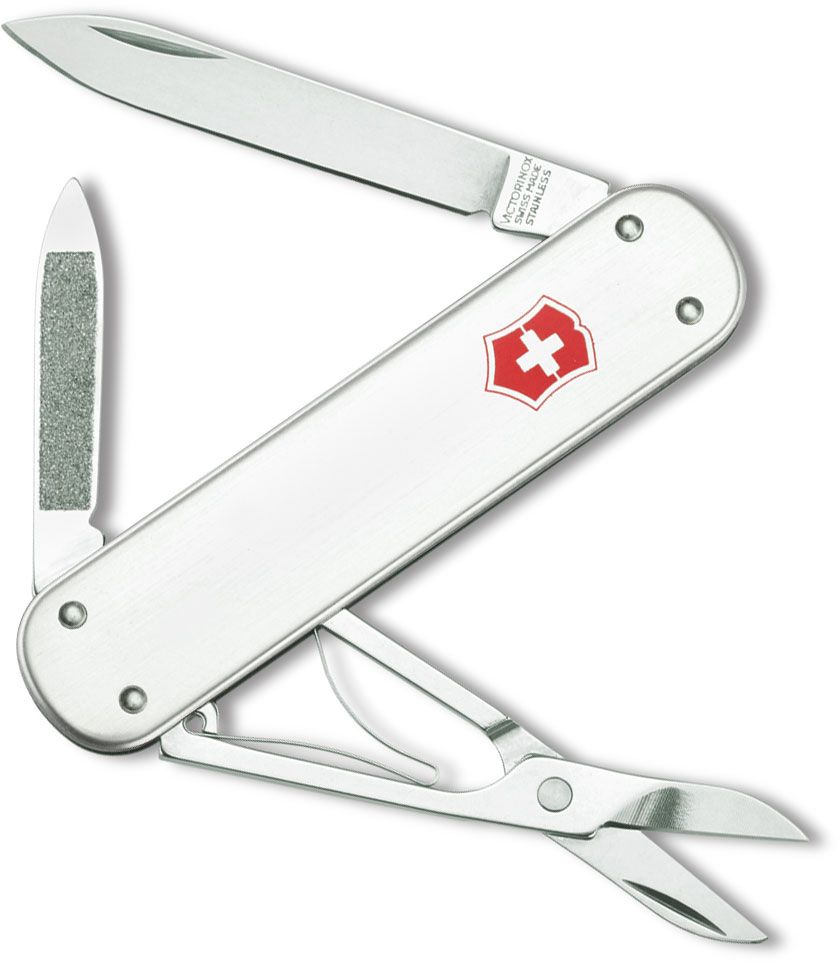 Victorinox Swiss Army Money Clip Multi-Tool, Silver, 2.91