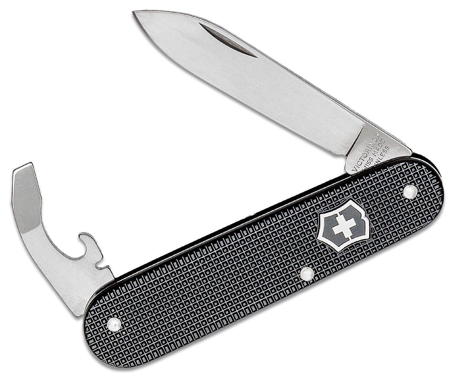 Victorinox Army Bantam Multi-Tool, 3.3" Black Alox Handles Super Slim, KnifeCenter Exclusive - KnifeCenter - 0.2300.23-X1