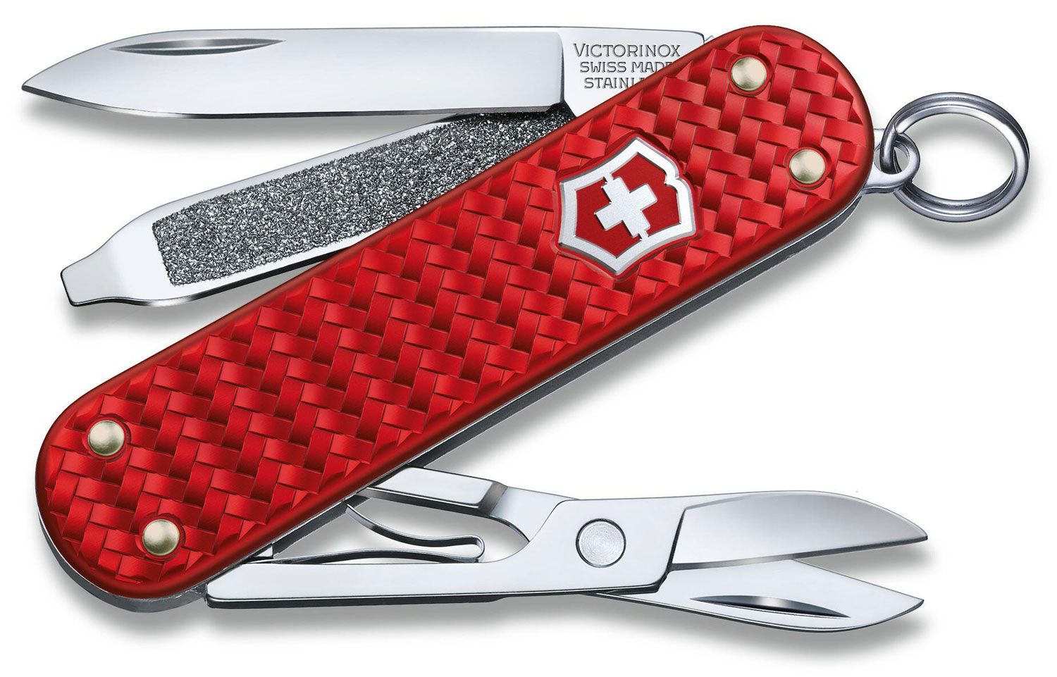 Victorinox Swiss Army Precious Alox Classic SD Multi-Tool, Iconic Red, 2.3  Closed - KnifeCenter - 0.6221.401G