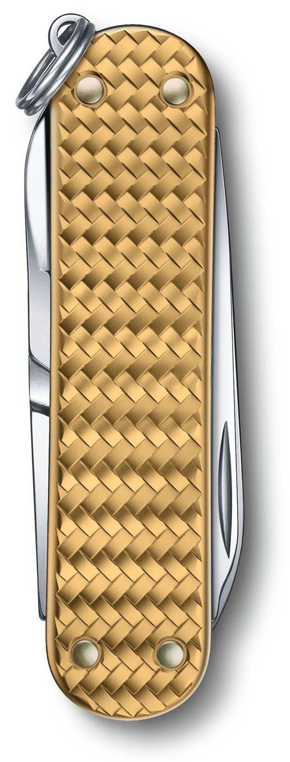 Victorinox Swiss Army Precious Alox Classic SD Multi-Tool, Brass Gold, 2.3  Closed - KnifeCenter - 0.6221.408G