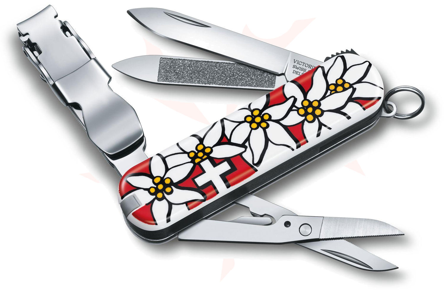 Victorinox Swiss Army NailClip 580 Multi-Tool, Edelweiss, 2.5