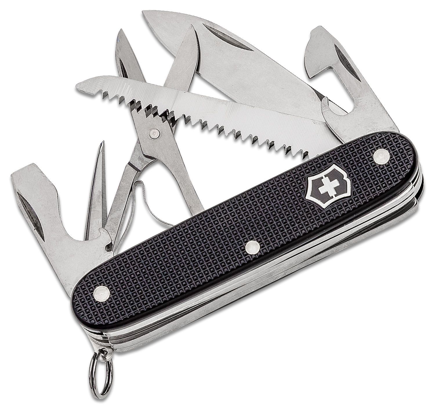 Victorinox Swiss Army Farmer X Multi-Tool, Black Alox, 3.66 Closed,  KnifeCenter Exclusive - KnifeCenter - 0.8271.23-X1