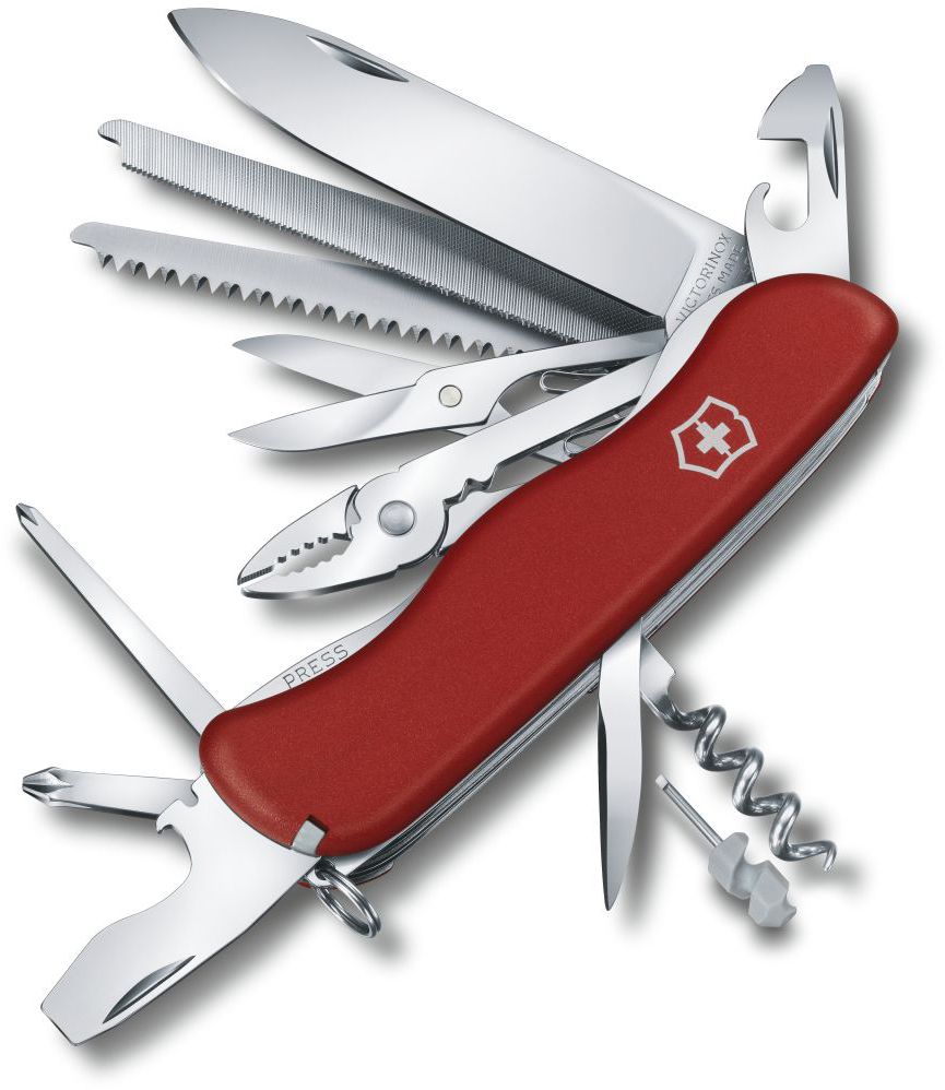 Victorinox Swiss Army WorkChamp Multi-Tool, Red, 4.4