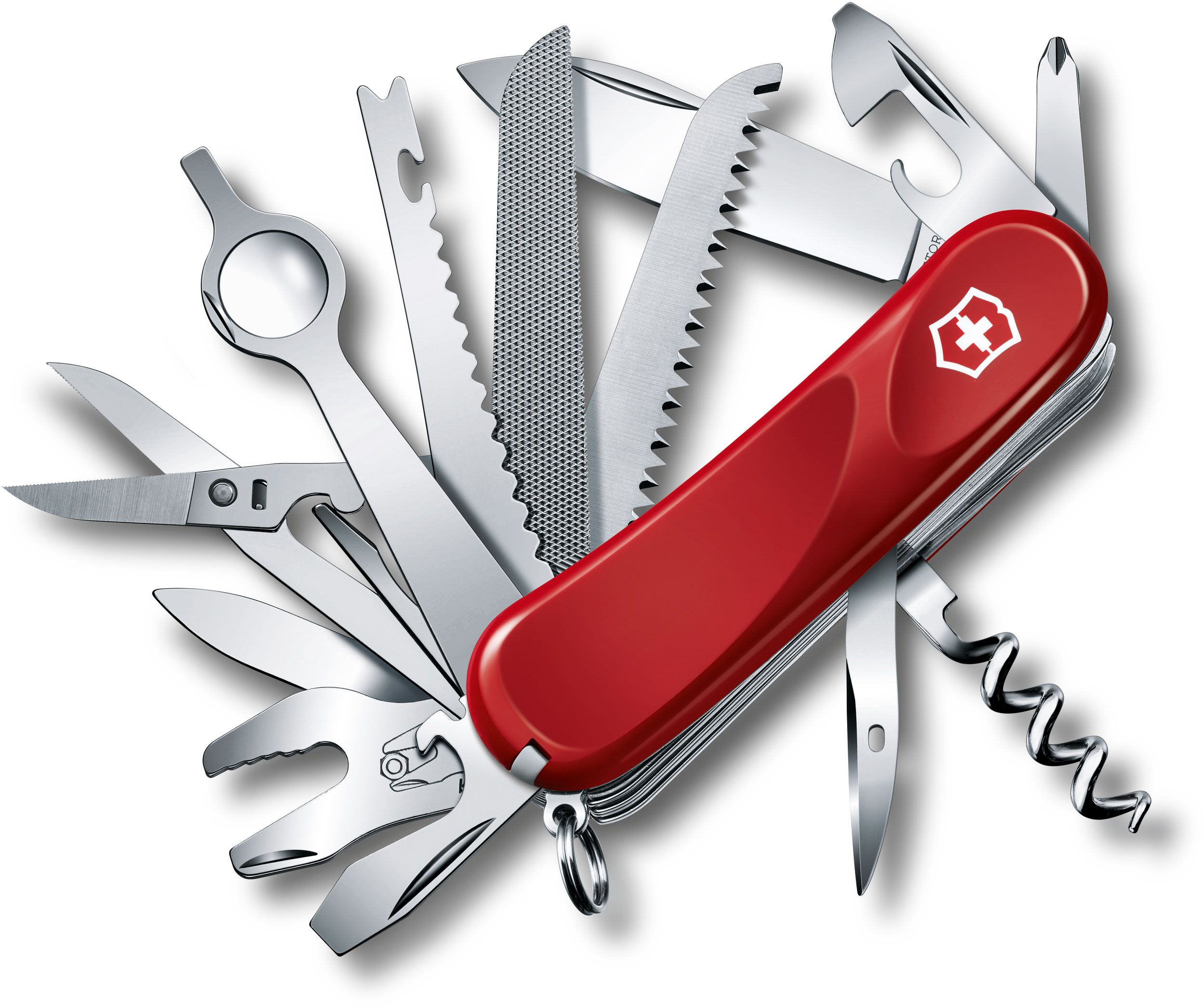 New VICTORINOX Universal Can Opener Stainless Steel Made in Swiss Black Red