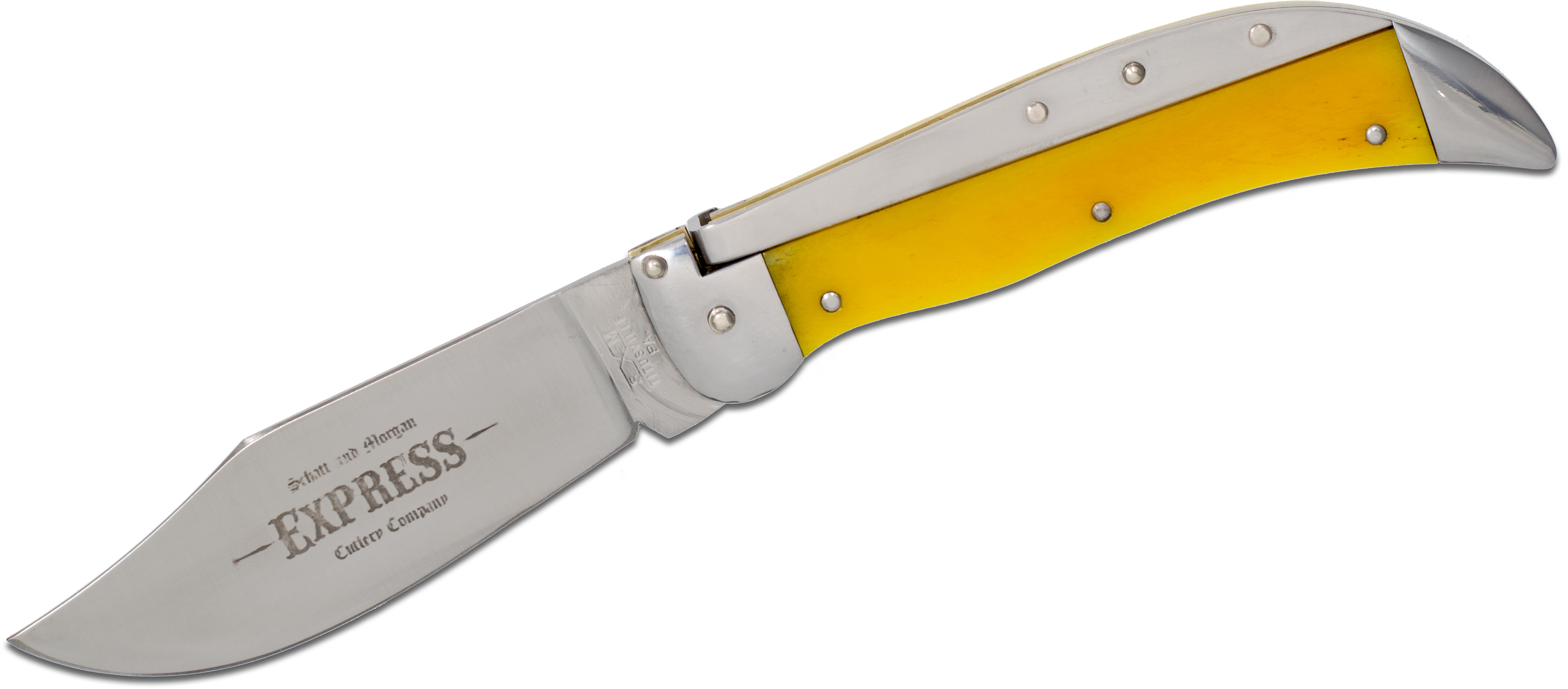 Schatt & Morgan #71 John Henry Express Automatic Folder, Yellow