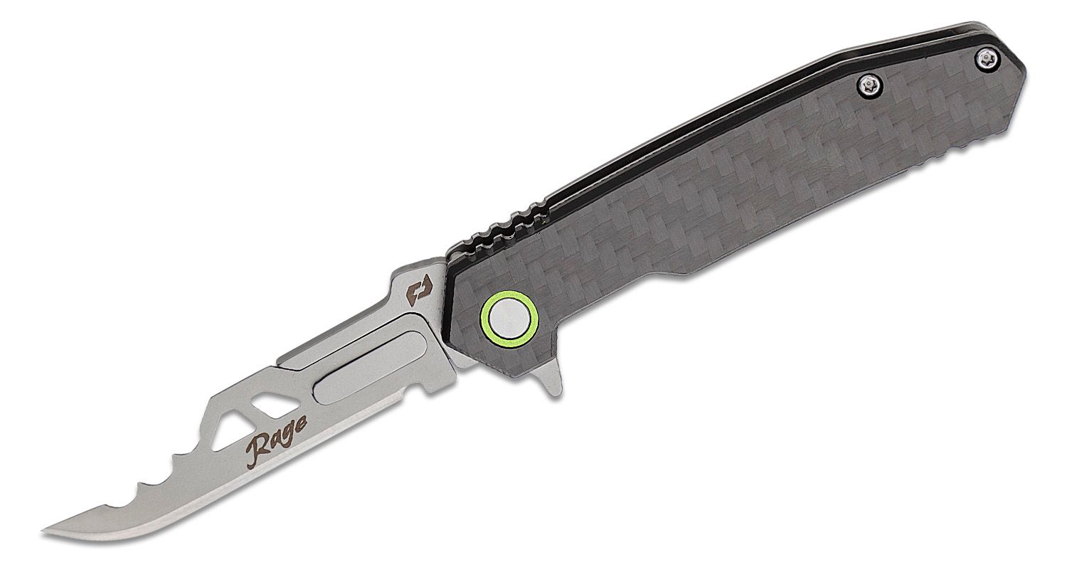 Review: Schrade ceramic folding knives /w carbon fiber handle