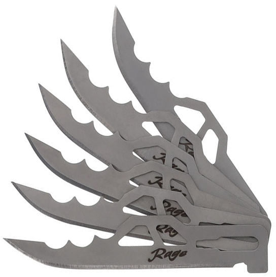 Schrade Enrage 7 Replacement Blades, 6 Pack KnifeCenter 1197652