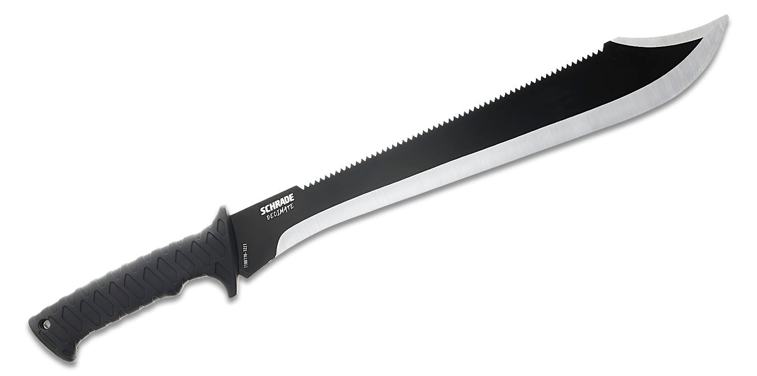 Schrade Delta Class Decimate Sawback Machete 14.5