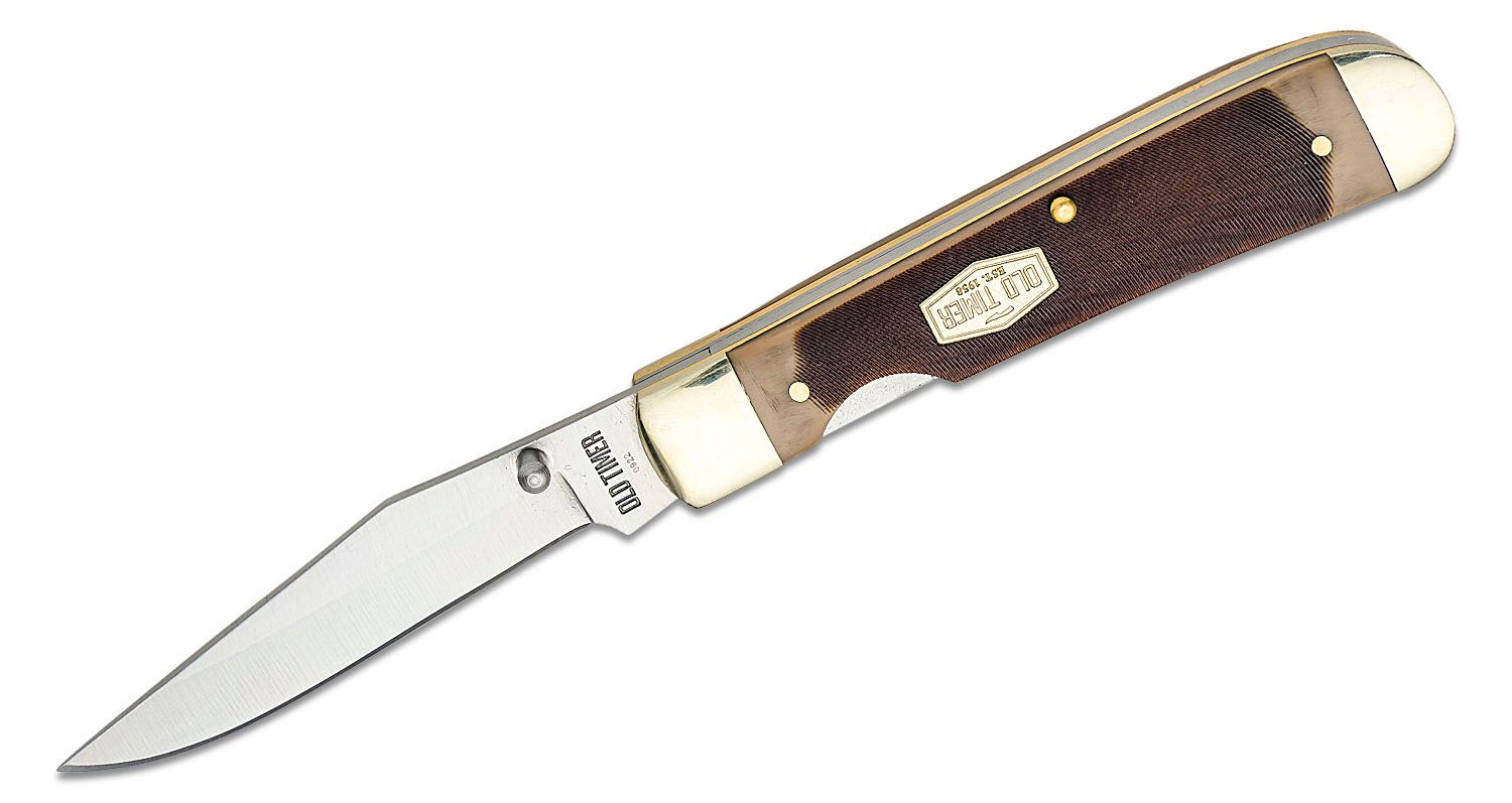 Old Timer Brown Pocketknife Collectible Folding Knives