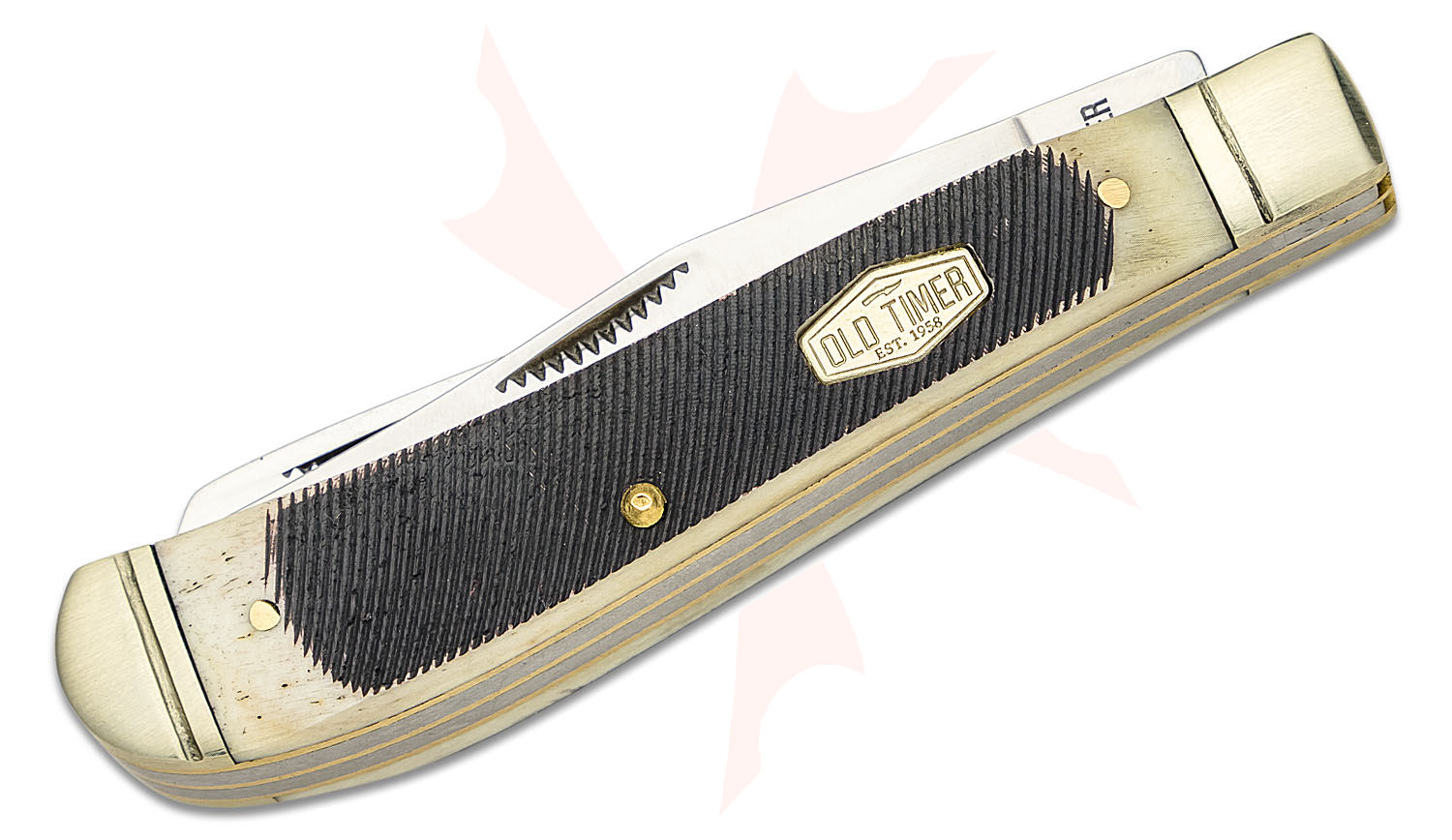 Schrade 94OTB Old Timer Gunstock Trapper 3.8