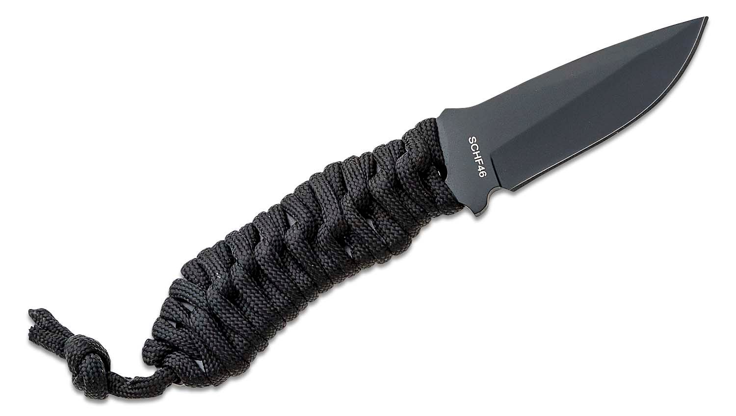 Schrade SCH550BK Black 550 Paracord Braided Lanyard - KnifeCenter -  Discontinued