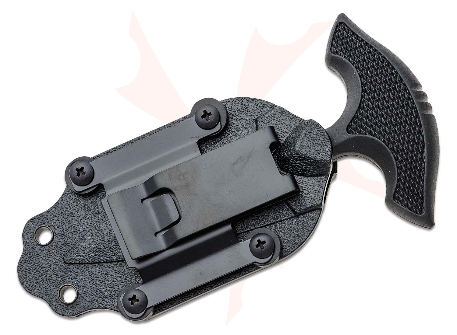 Schrade SCHF54 Push Dagger Fixed 3.24" Double Edge Satin Blade, TPE