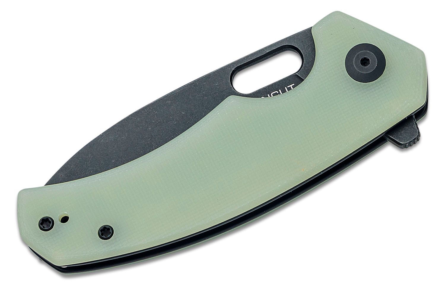 Sencut Knives SA06D Acumen Flipper Knife 2.98 Black Stonewashed Drop Point  Blade, Purple G10 Handles - KnifeCenter