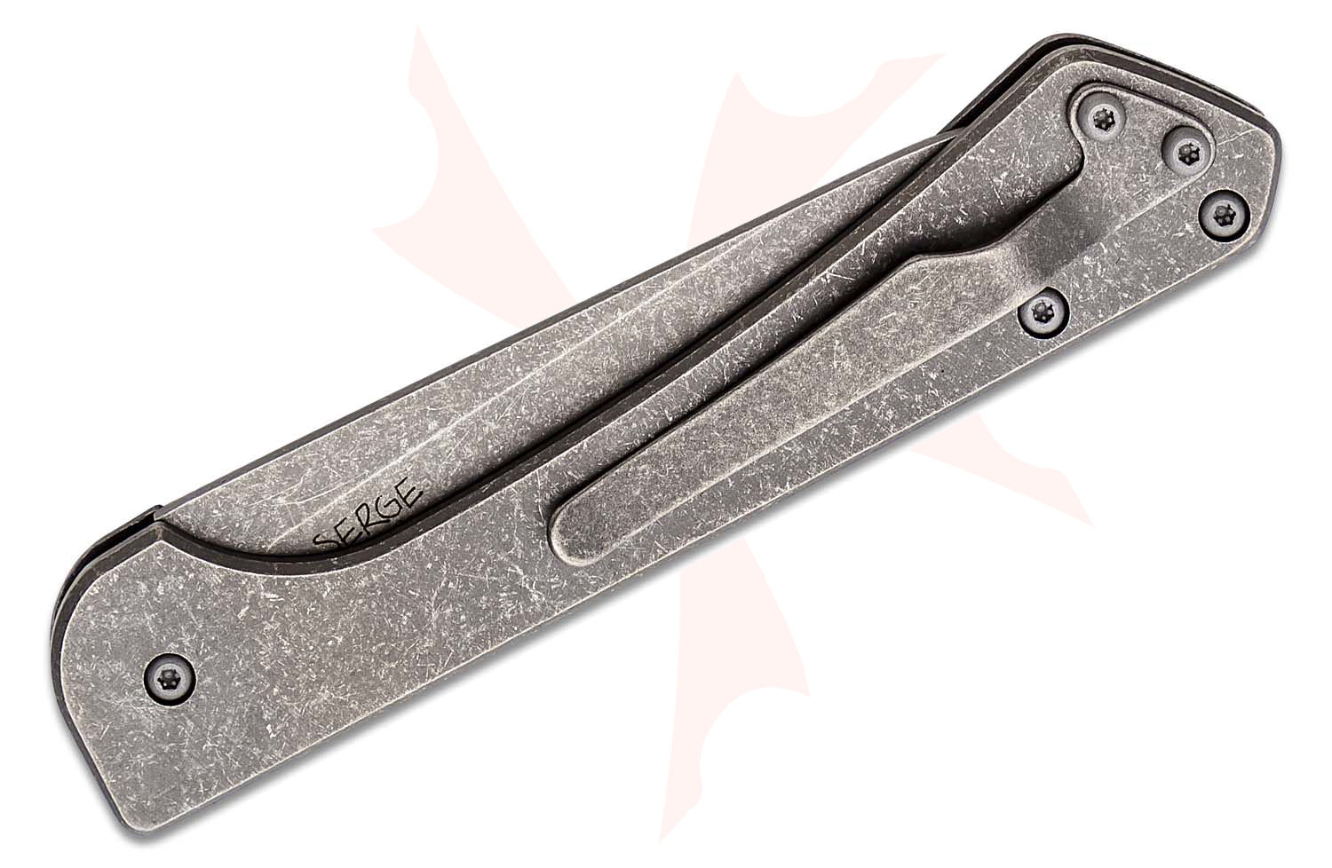 Serge Panchenko Production Wildcard Slipjoint Folding Knife 3.25" M390 Sheepsfoot Blade