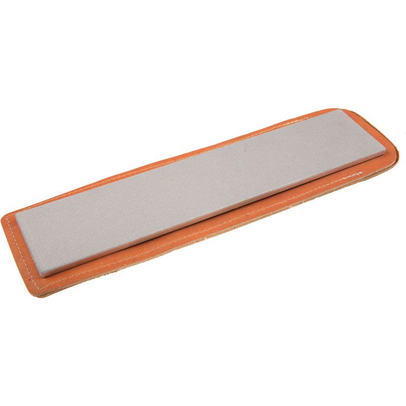 Eze-Lap Fine 2x6, Diamond Sharpening Stone, Leather Pouch