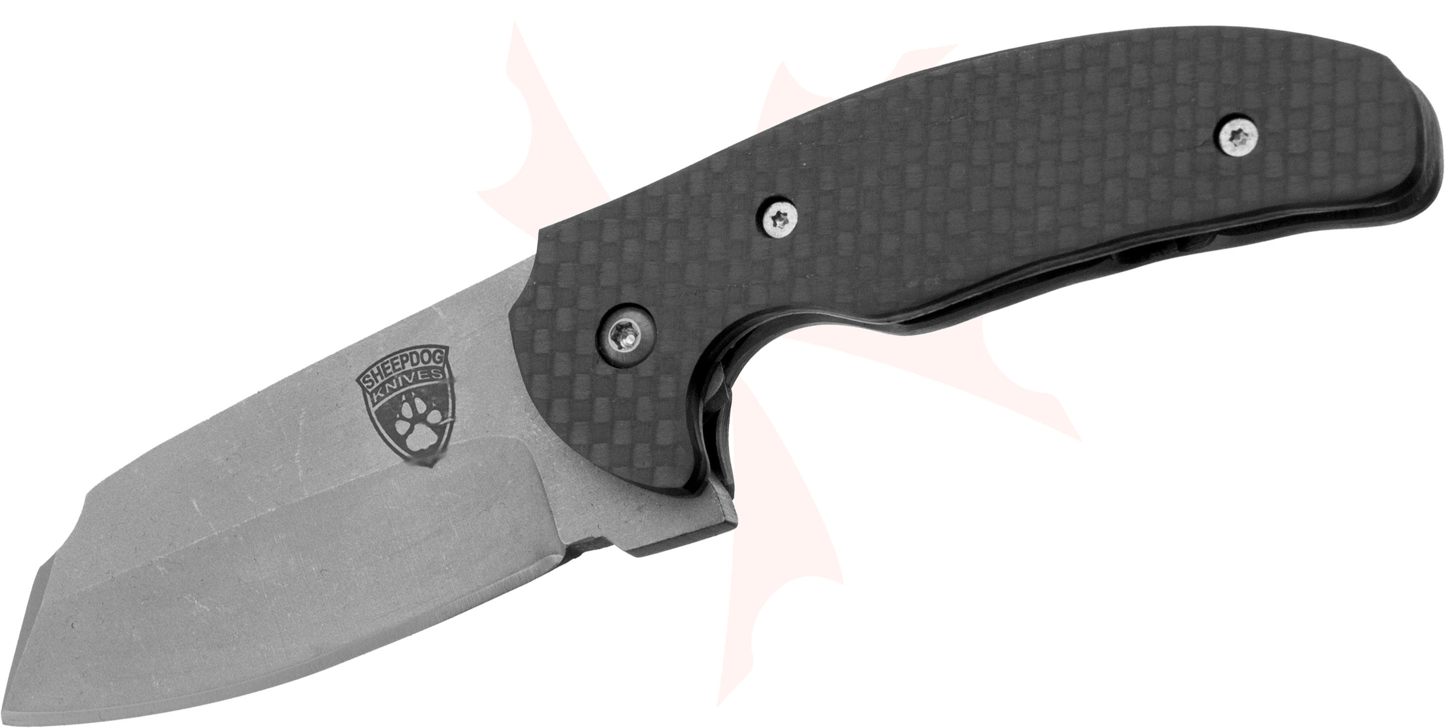 DOPPELGANGER - ichimina Sheepdog Knives Custom Mini C01C Cleaver Flipper 2.5