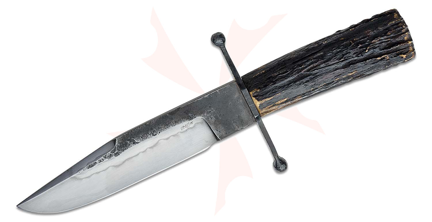 Doc Shiffer Knives Custom One-Off Bowie Fixed Blade Knife 6.375 