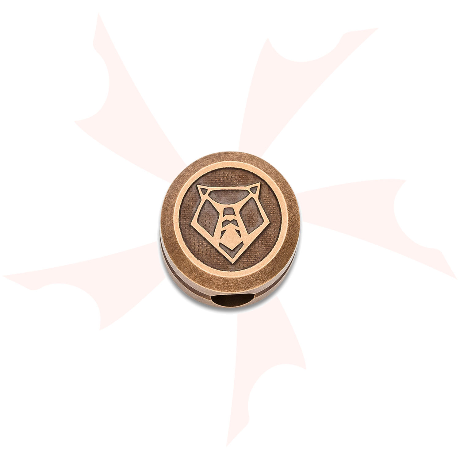 Shirogorov Custom Bronze Pivot 16MM V1 Lanyard Bead - KnifeCenter